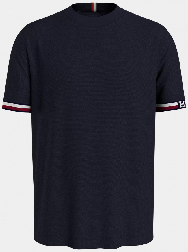 T-shirt monotype bold bleu marine homme - Tommy Hilfiger