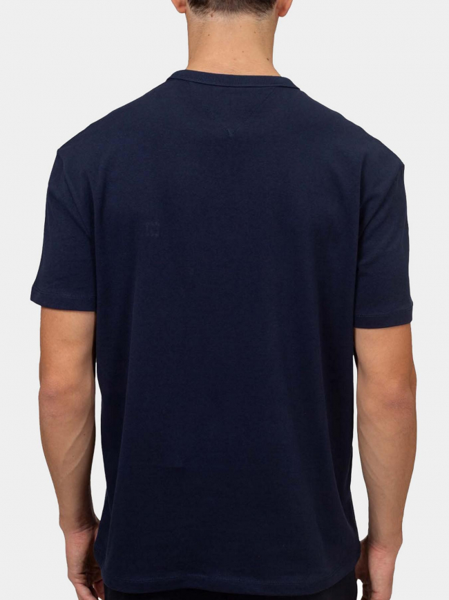 T-shirt regular uni badge bleu marine homme - Tommy Jeans