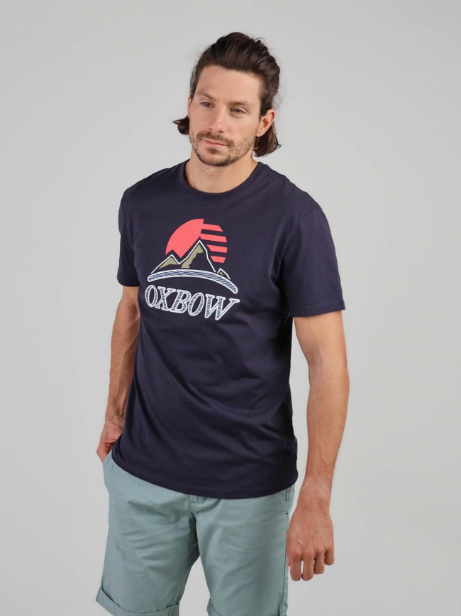T-shirt graphique teroo bleu marine homme - Oxbow