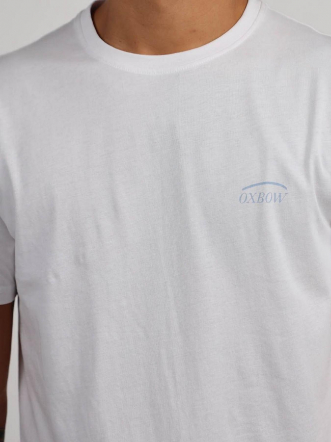 T-shirt graphique imprimé tumurai blanc homme - Oxbow