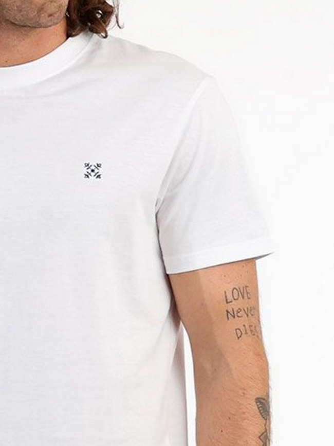 T-shirt uni tebaz blanc homme - Oxbow