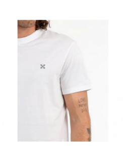 T-shirt uni tebaz blanc homme - Oxbow