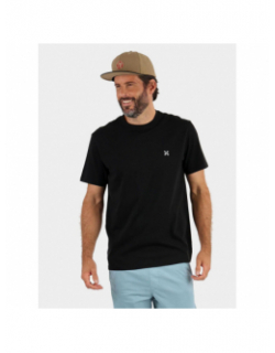 T-shirt uni tebaz noir homme - Oxbow
