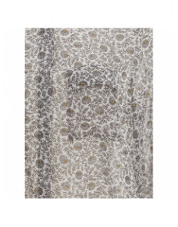 Chemisier cardina motifs blanc femme - Le Temps Des Cerises