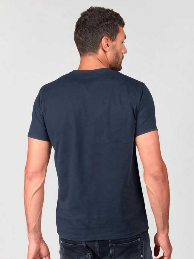 T-shirt stenley bleu marine homme - Le Temps Des Cerises