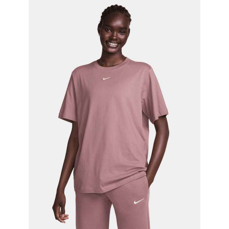 T-shirt à manches courtes essential violet femme - Nike