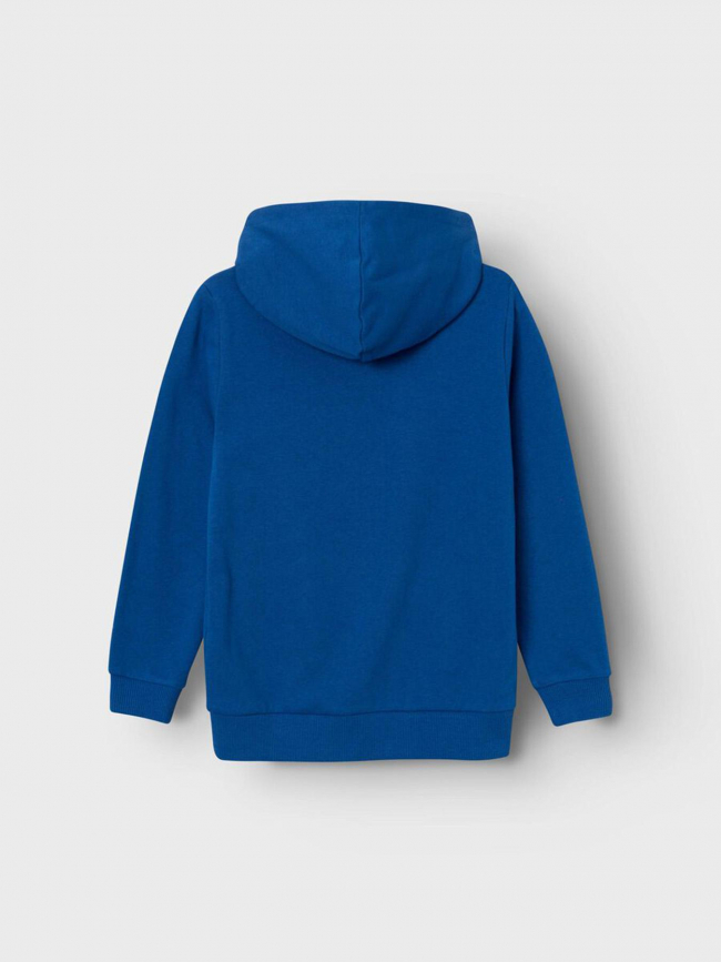 Sweat à capuche behans bleu garçon - Name It