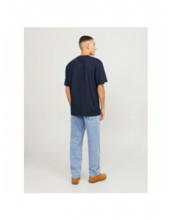 T-shirt vesterbro picture bleu marine homme - Jack & Jones
