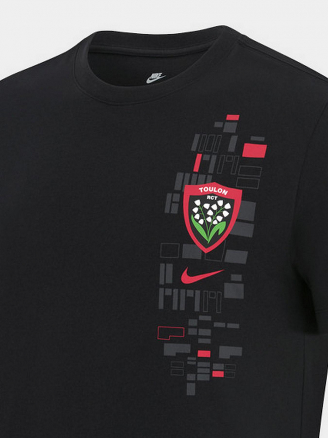 T-shirt supporter du rugby club toulonnais noir homme - Nike