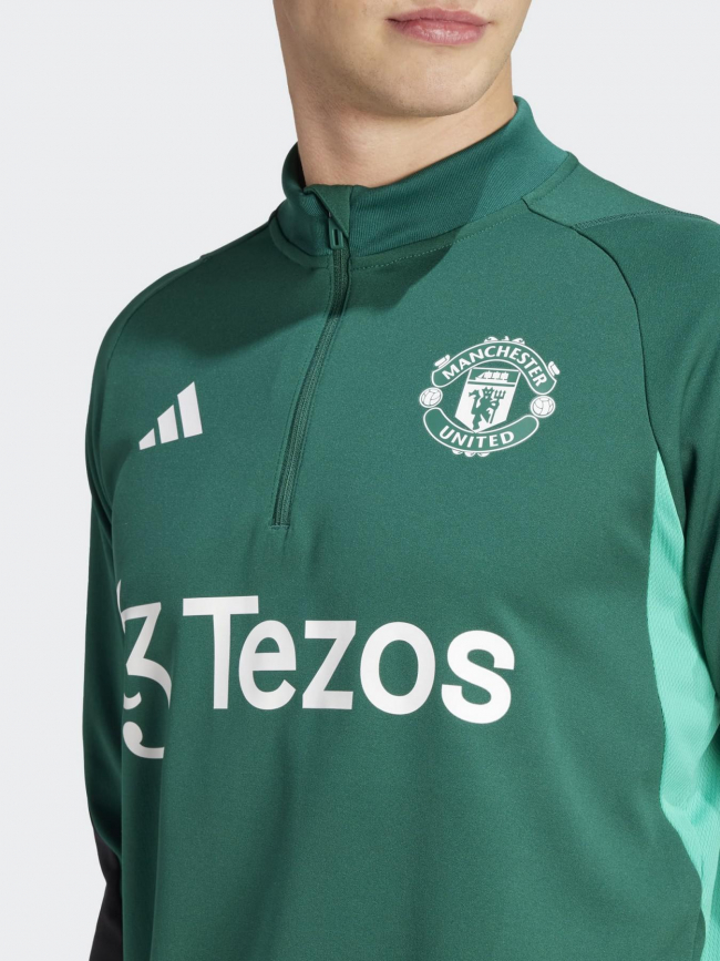 Sweat de football manchester united vert homme - Adidas