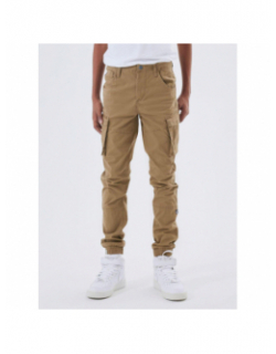 Pantalon cargo ryan marron garçon - Name It