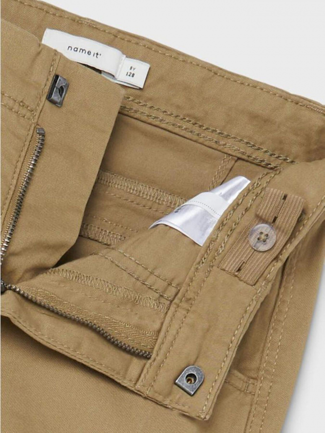 Pantalon cargo ryan marron garçon - Name It