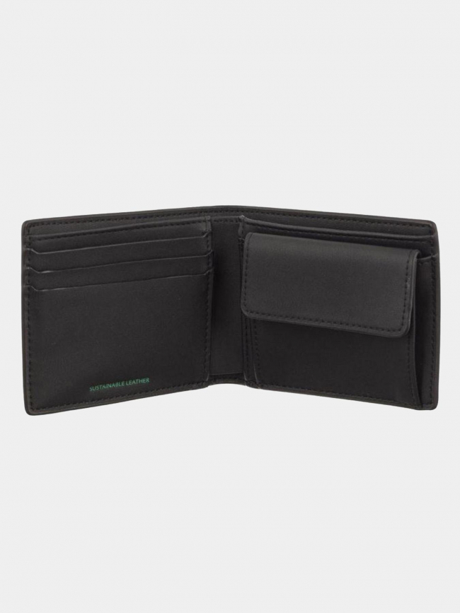 Portefeuille heritage leather noir homme - Tommy Jeans