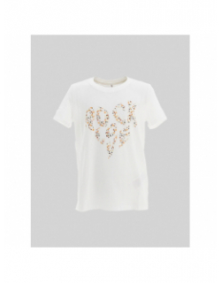 T-shirt lany rock blanc fille - Only