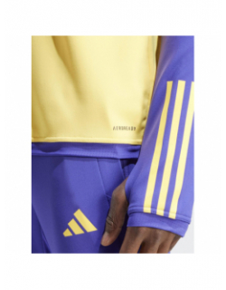 Sweat de football real madrid orange/violet homme - Adidas