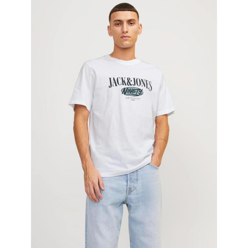 T-shirt cobin blanc homme - Jack & Jones