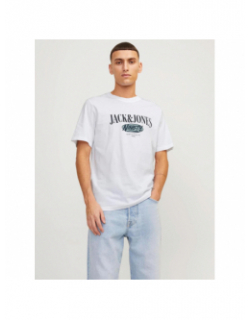 T-shirt cobin blanc homme - Jack & Jones
