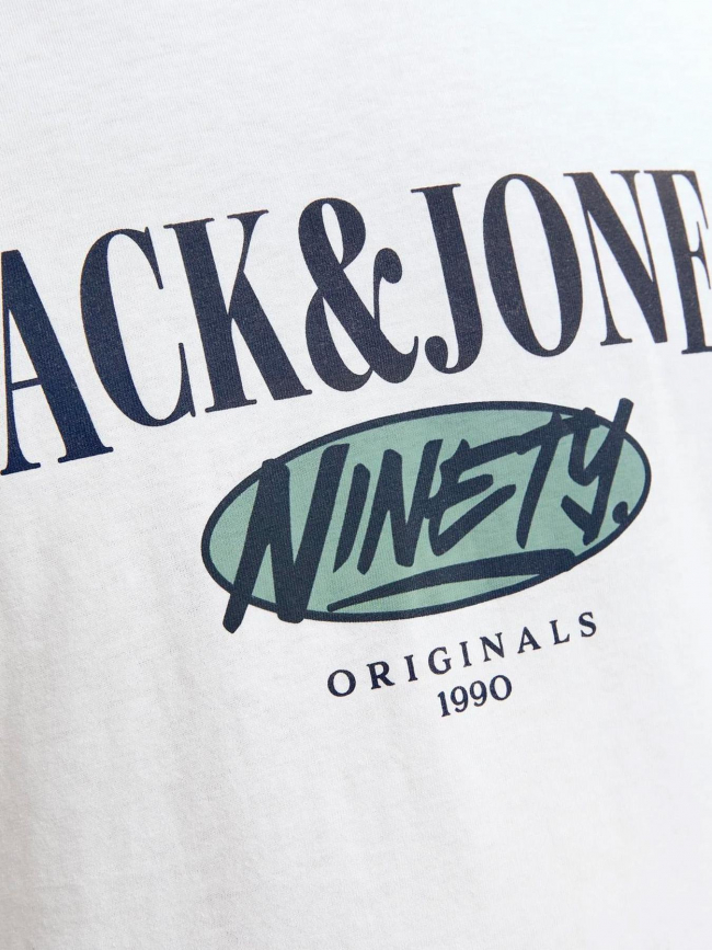 T-shirt cobin blanc homme - Jack & Jones