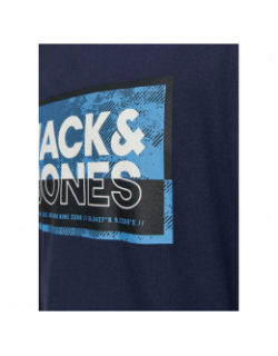 T-shirt logan bleu marine homme - Jack & Jones