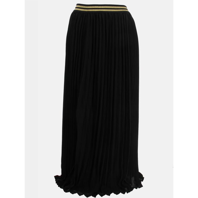 Jupe plissé jackie noir femme - Only