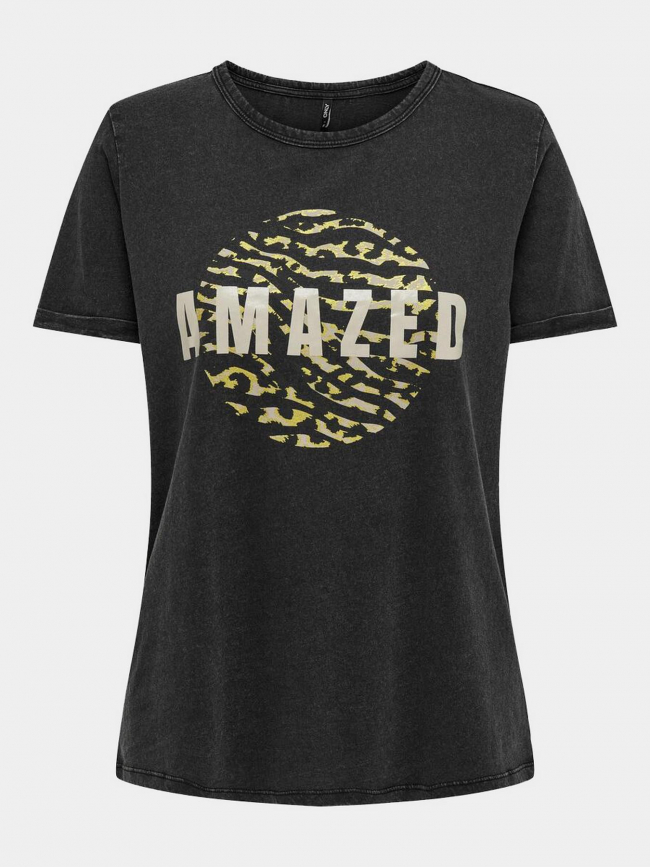 T-shirt elif noir femme - Only