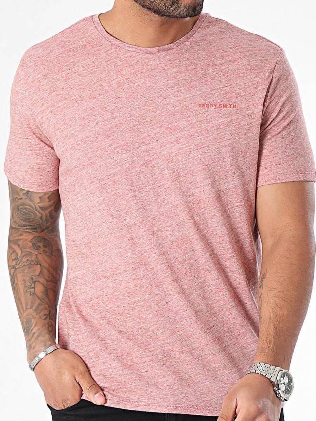 T-shirt nark chine rouge homme - Teddy Smith