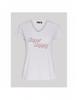T-shirt merima blanc femme - Pieces