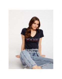 T-shirt so chic bleu marine femme - Morgan