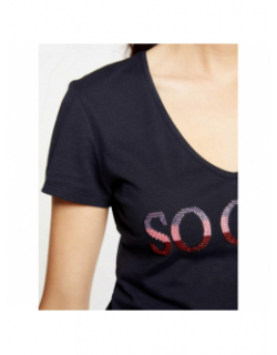 T-shirt so chic bleu marine femme - Morgan