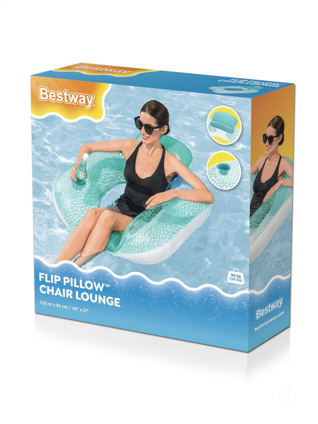 Fauteuil gonflable de piscine flip lounge - Bestway
