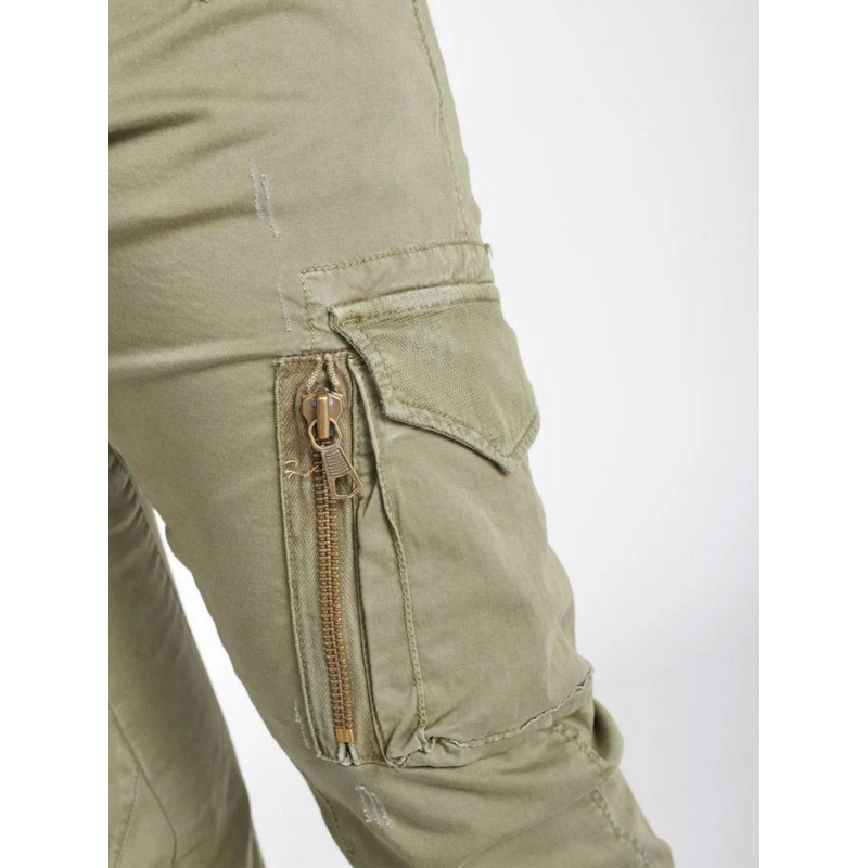 Pantalon cargo alban kaki homme Le Temps Des Cerises wimod