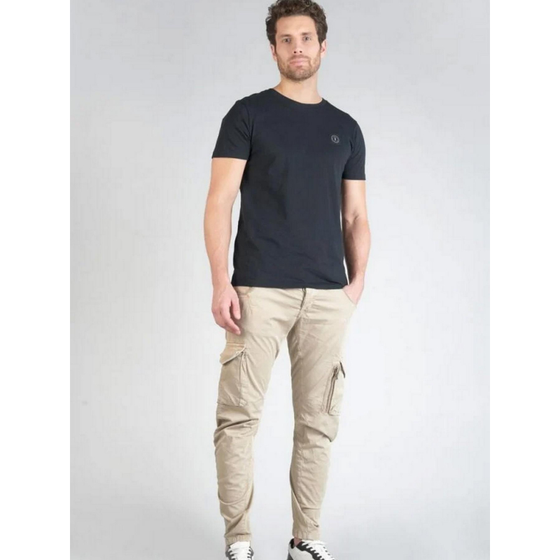 Pantalon cargo alban beige homme - Le Temps Des Cerises