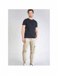 Pantalon cargo alban beige homme - Le Temps Des Cerises