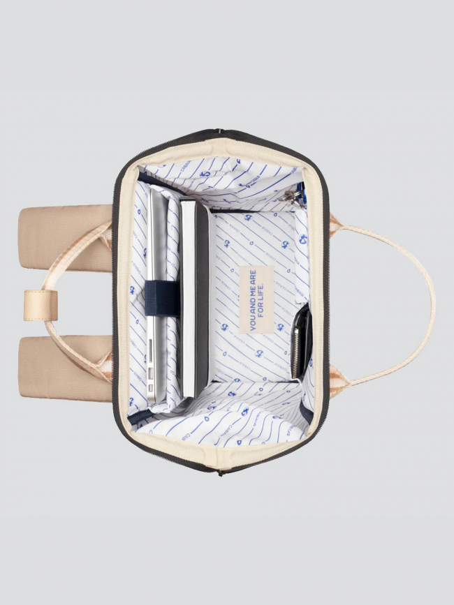 Sac à dos medium adventurer lobito beige - Cabaïa