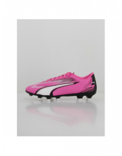 Chaussures de football ultra play fg/ag rose homme - Puma
