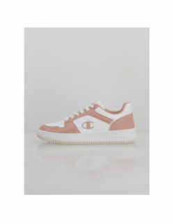 Baskets rebound 2.0 bicolore rose blanc femme - Champion