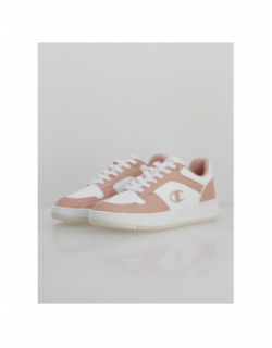 Baskets rebound 2.0 bicolore rose blanc femme - Champion