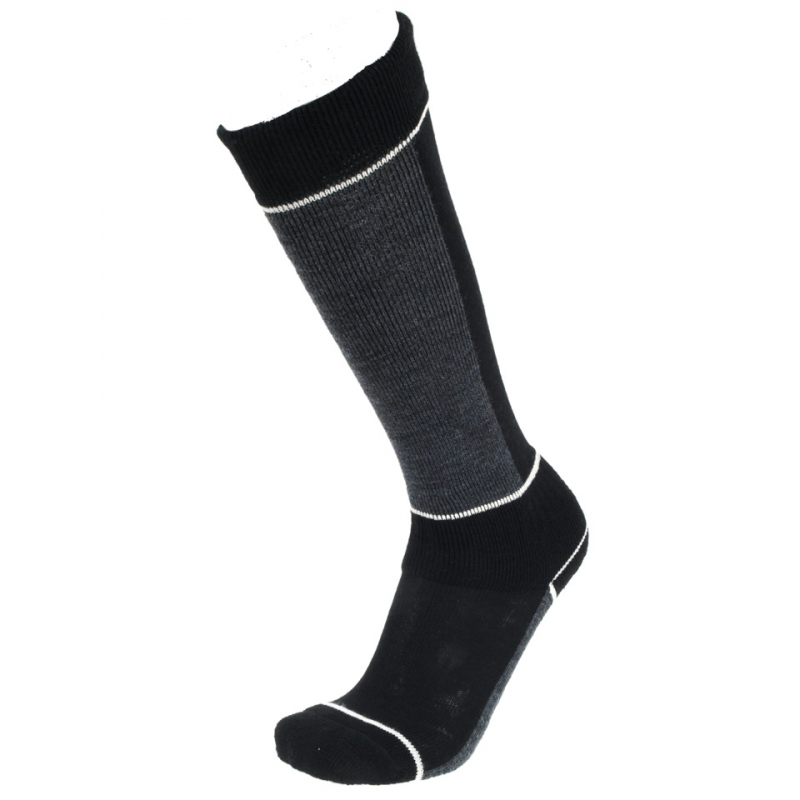 Chaussettes de ski en laine access noir blanc - Perrin