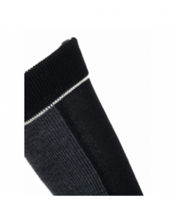Chaussettes de ski en laine access noir blanc - Perrin