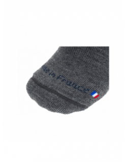 Chaussettes de ski mi bas étoile gris - Perrin