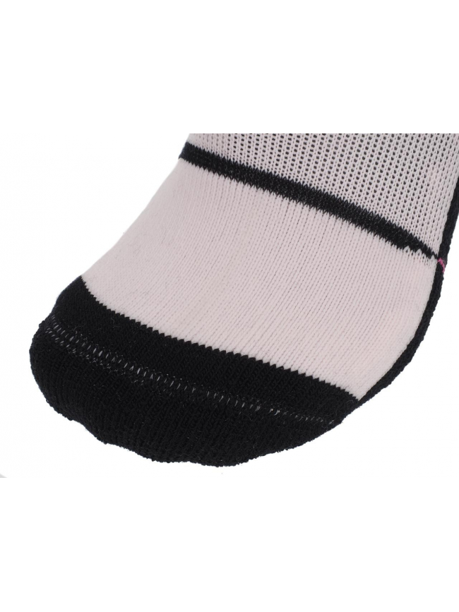 Chaussettes de ski en laine back side rose noir - Perrin