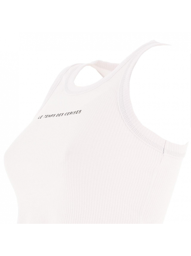 Débardeur murgi blanc fille - Le Temps Des Cerises