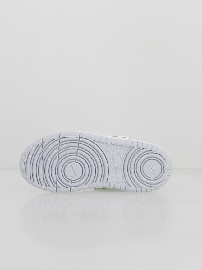 Baskets à scratch court borough td blanc vert enfant - Nike