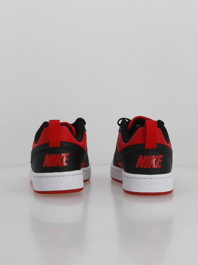 Baskets court borough recraft gs noir rouge enfant - Nike