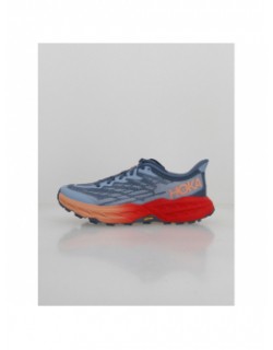 Chaussures de trail speedgoat 5 bleu rouge femme - Hoka