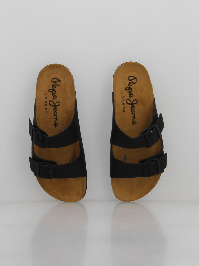 Sandales oban double bride classic noir femme - Pepe Jeans