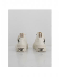 Baskets montantes en toile palla ace blanc crème femme - Palladium
