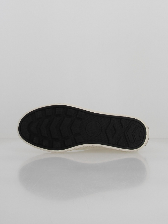 Baskets montantes en toile palla ace blanc crème femme - Palladium