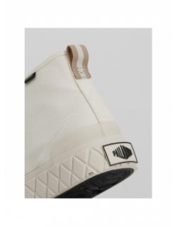 Baskets montantes en toile palla ace blanc crème femme - Palladium