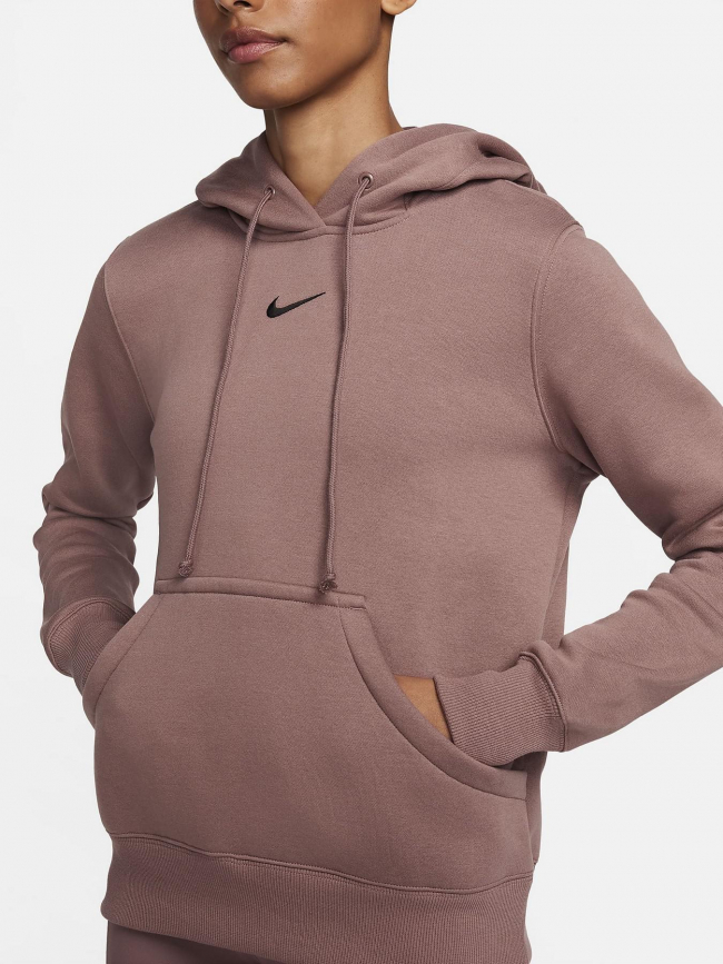 Sweat à capuche nsw phenix flc violet femme - Nike